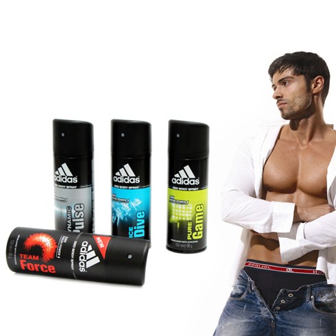 Xịt Khử Mùi Toàn Thân Cho Nam Adidas Khô Thoáng và Ngăn Ngừa Mùi Cơ Thể 24h 150ml Châu Âu