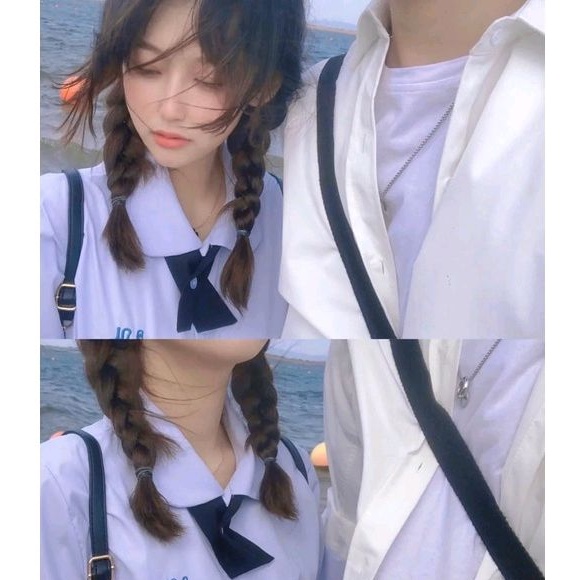 Áo sơ mi ngắn tay đồng phục học sinh nữ Thái Lan