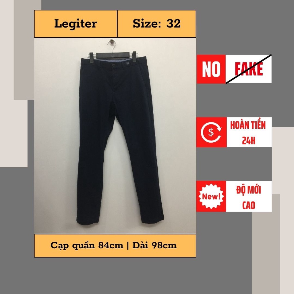 Quần kaki 2hand, chính hãng, còn như mới, thương hiệu Legiter secondhand
