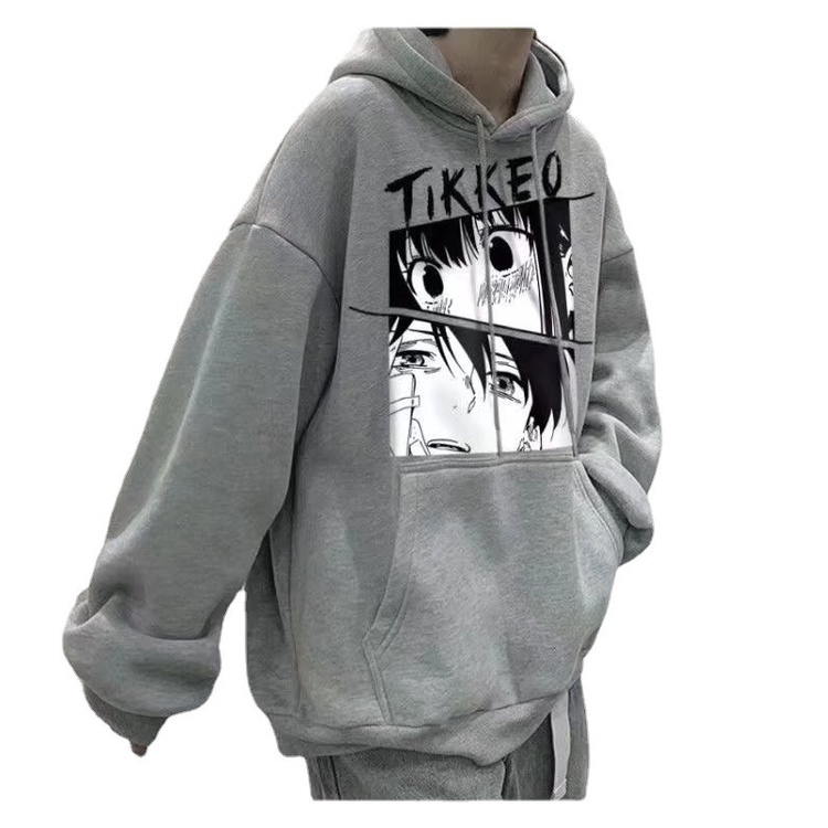 ÁO HOODIE FORM RỘNG IN HÌNH ANIME ÁO NAM NỮ DẠO PHỐ