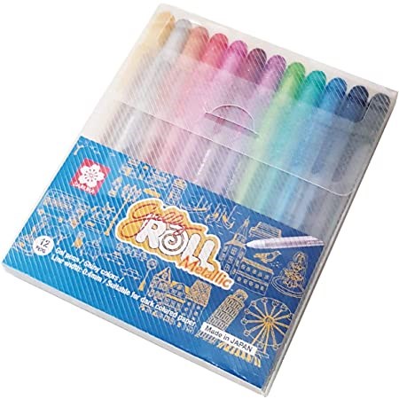 Bút Gelly Roll Metallic, bộ 12 cây