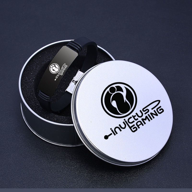 ❧♟№Vòng Tay Bằng Thép Titan Họa Tiết Liên Minh Huyền Thoại IG RNG EDG WE SKT Merchandise Thời Trang Cho Cặp Đôi
