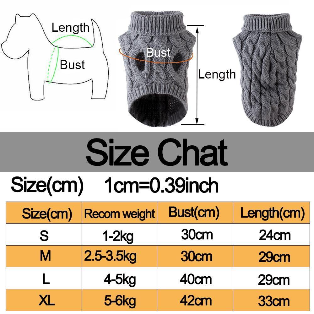 Áo Len Lông Cừu Thời Trang Mùa Đông Cho Mèo Cưng