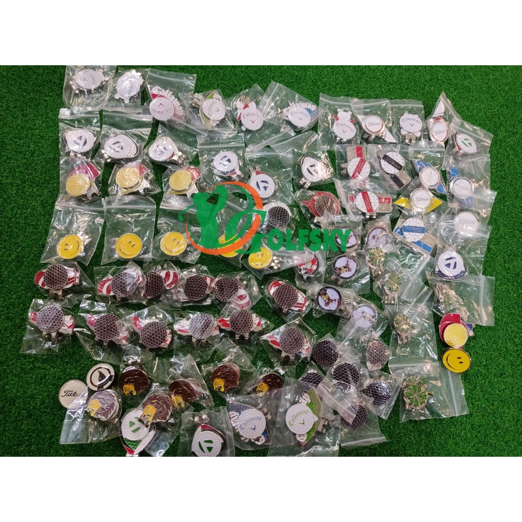 Mark cài mũ golf, Mark nhựa đánh dấu bóng golf trên sân