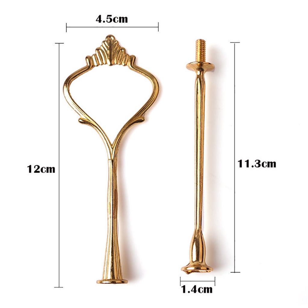 Thanh giá đỡ bánh 2 / 3 tầng có quai cầm hình vương miện