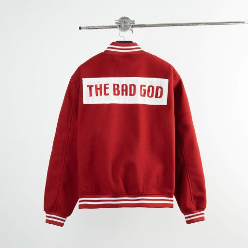 Áo khoác bomber varsity jacket The Bad God Signature - Đỏ
