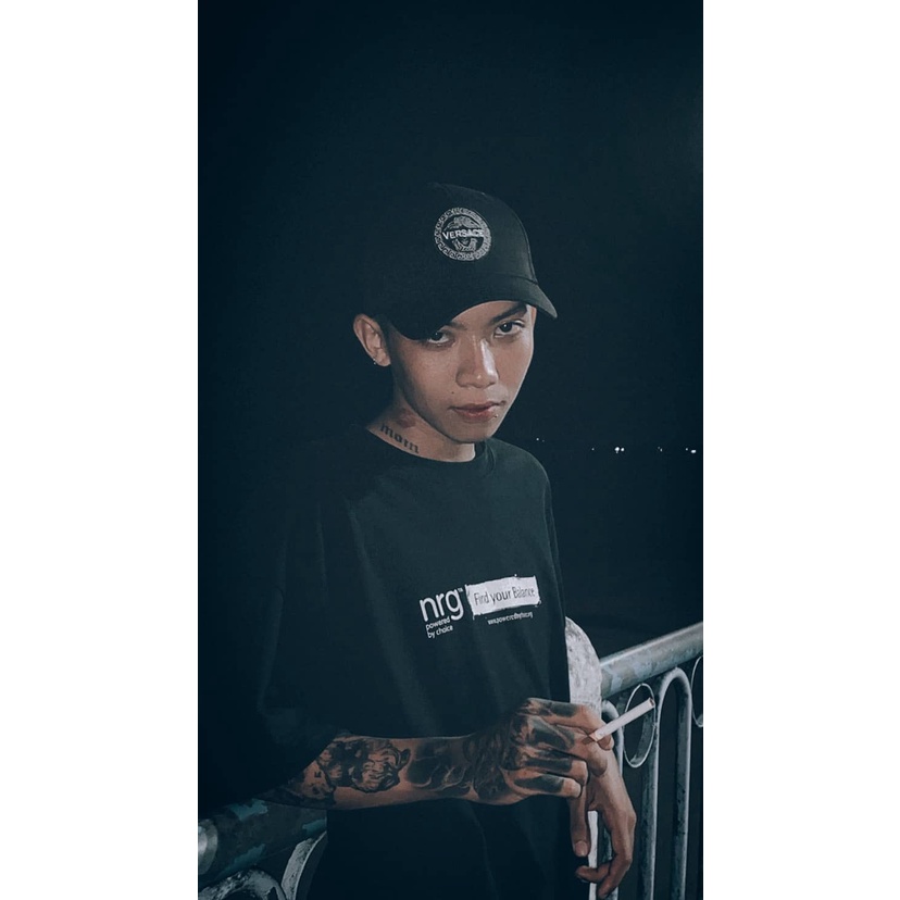 Mũ Lưỡi Trai Versace Nam nữ Cao Cấp Màu Đen thêu logo trắng Full Hộp