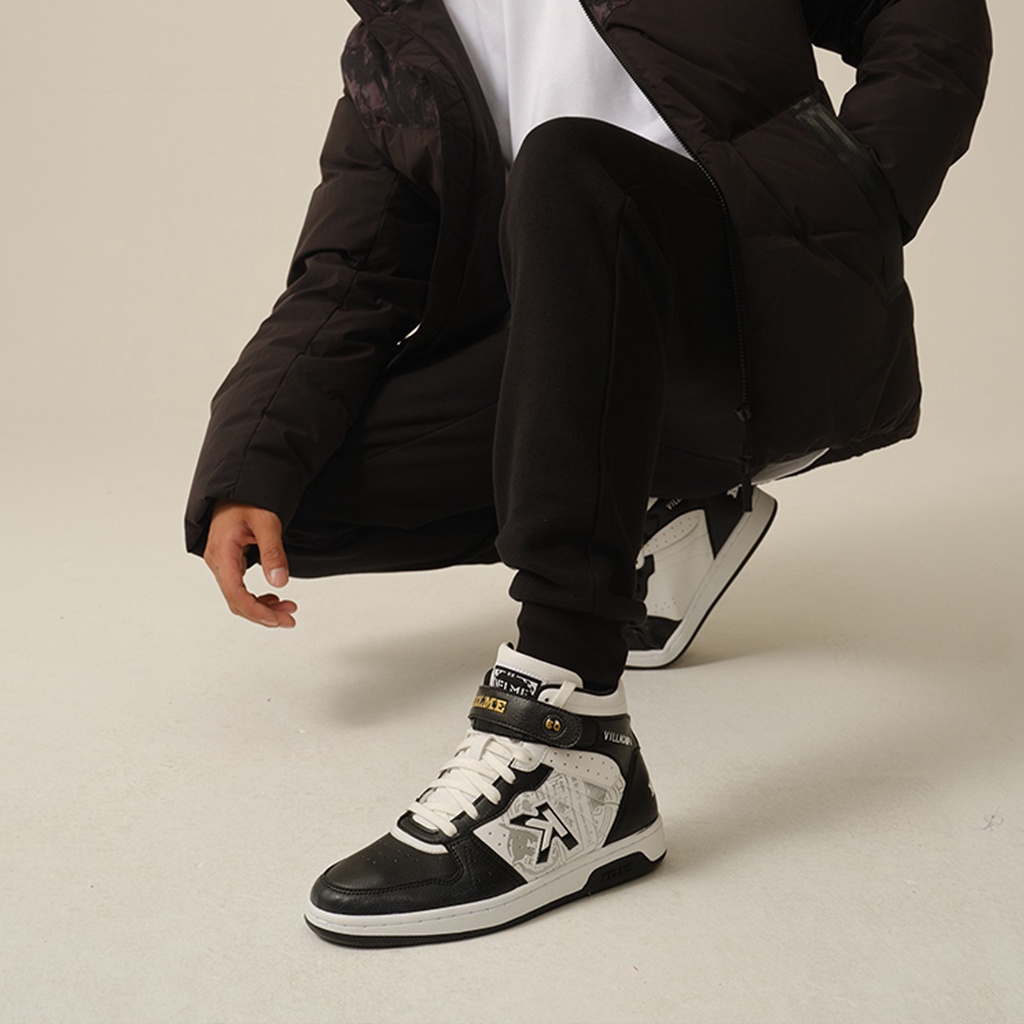 Giày jordan cổ cao, jordan 1 high panda, đen trắng hỗ trợ đổi trả full size 36-43