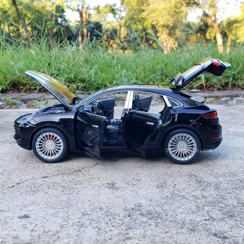 Mô Hình Siêu Xe Porsche Cayenne S Tỉ Lệ 1:24 Hãng XHD Oto Chất Liệu Hợp Kim Có Đèn, Âm Thanh, Mở Cửa Cốp Dùng Trưng Bày
