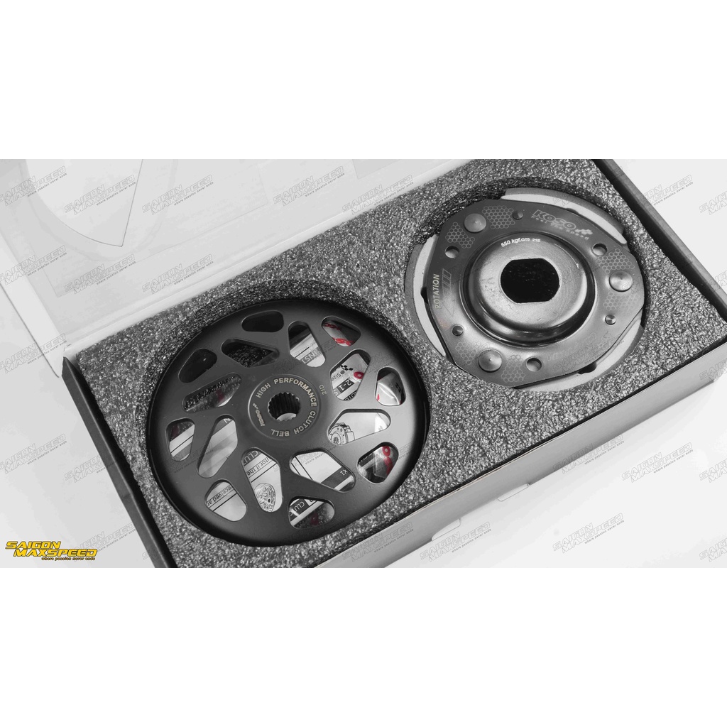 Full Set Combo Bộ Nồi KOSO Hiệu Suất Cao Trước và Sau Kèm Dây Curoa TDR Honda Vario 150