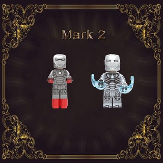 Bộ đồ chơi lắp ráp mô hình nhân vật iron man mark 2