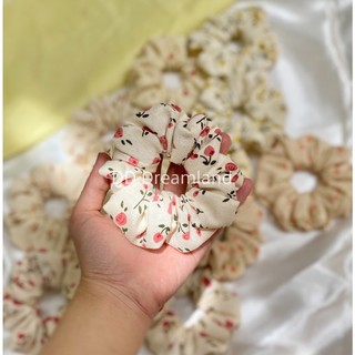 Scrunchies Cột Tóc Handmade Linen Xinh