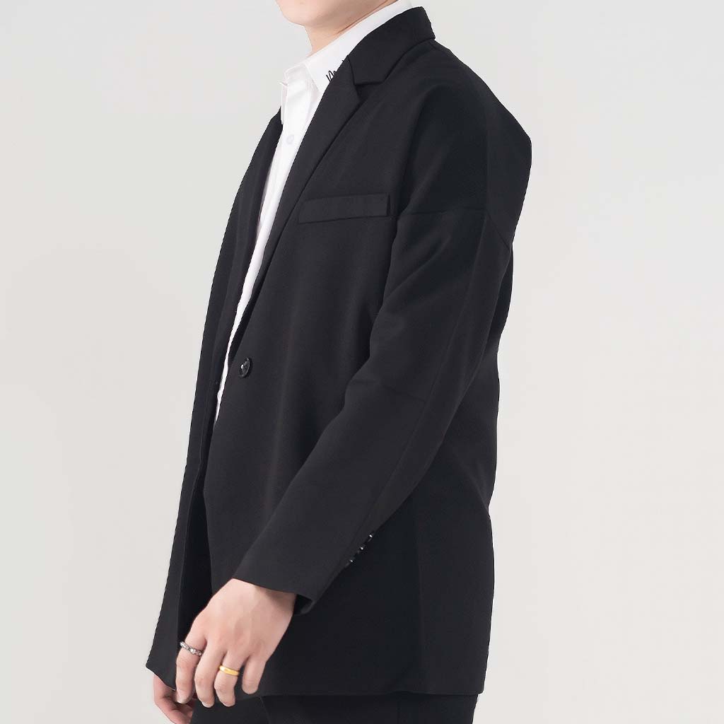 Áo khoác blazer nam bigsize  MALTRIK dáng dài phong cách Hàn Quốc lịch lãm chất liệu tuyết mưa cao cấp