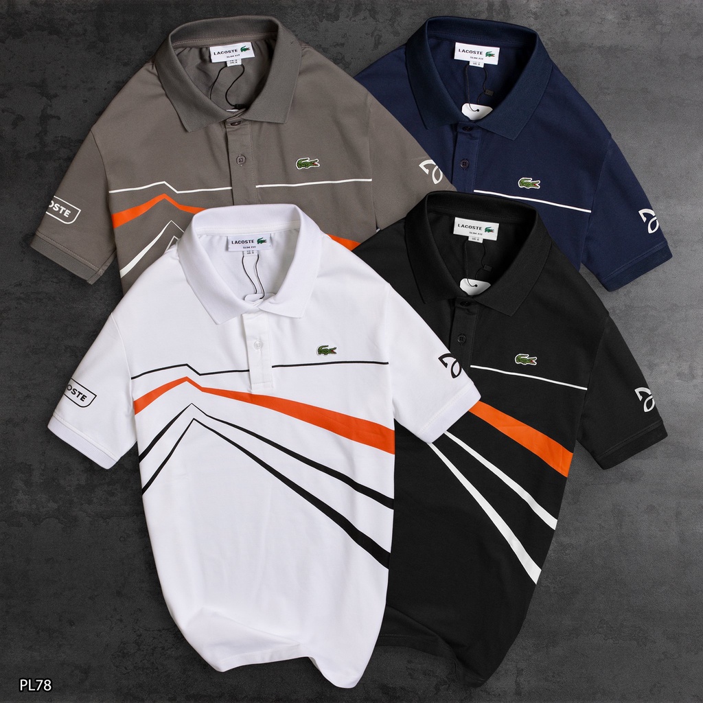 ÁO THUN TN POLO La.cos.te (PL78) Cá sấu cotton 4 chiều - THỜI TRANG NAM VNXK