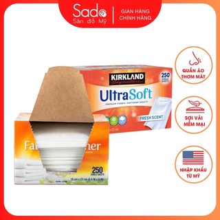 10 tờ Giấy thơm quần áo kirkland Ultra Soft & Bounce của Mỹ