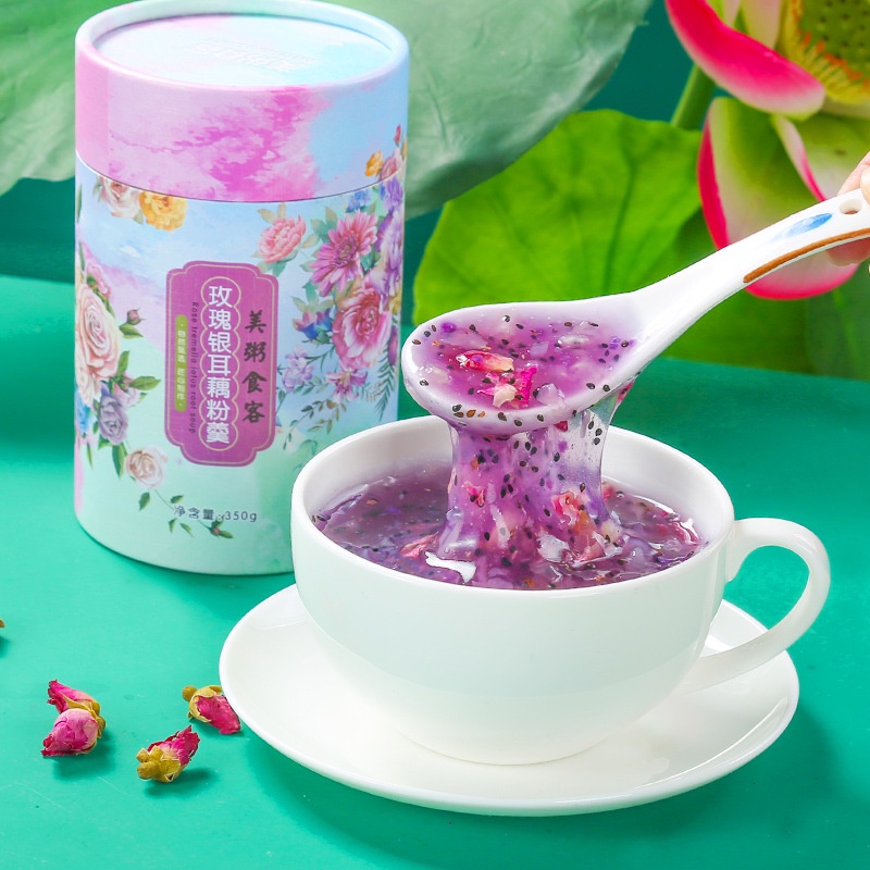 Bột Củ Sen Mix Hạt Dinh Dưỡng Meizoushike hộp 500g dễ ăn hỗ trợ ăn kiêng, giảm cân an toàn - hiệu quả tốt cho sức khỏe