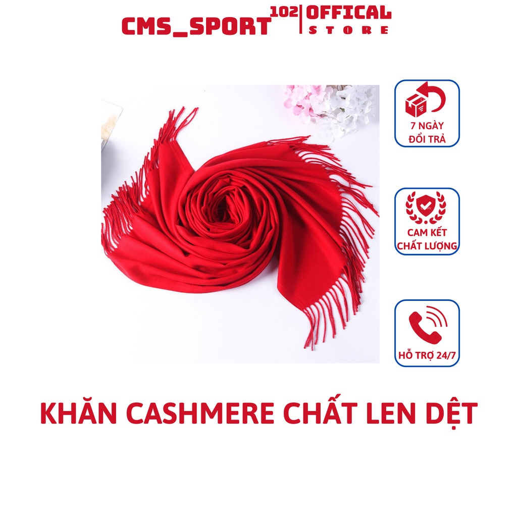 Khăn Cashmere Chất Len Dệt Mịn , khăn thời trang - CMS