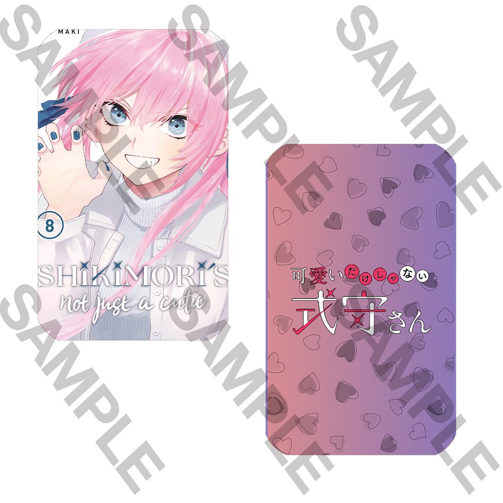 Ảnh card bo góc in hình SHIKIMORI-SAN CỦA TÔI KHÔNG CHỈ DỄ THƯƠNG thẻ bo viền 5*8cm anime chibi