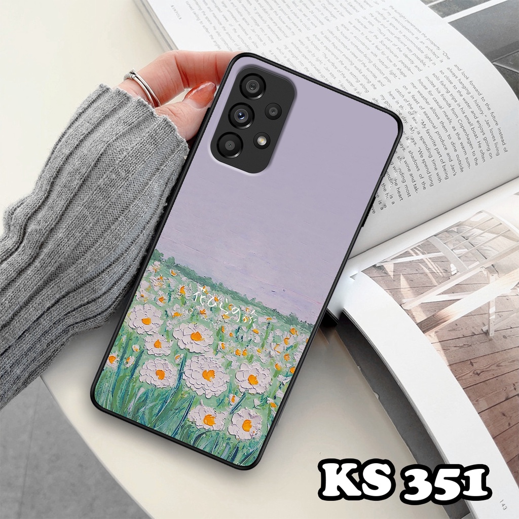 Ốp lưng Samsung A13 - A23 - A33 5G - A53 5G - A73 5G - Ốp Samsung in hình Cánh đồng hoa - Chất liệu TPU siêu bền