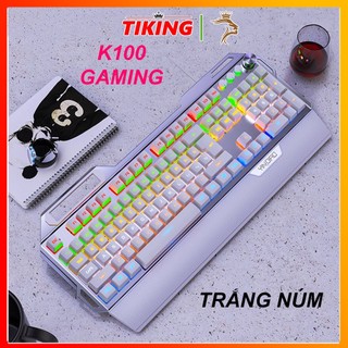 Bàn phím cơ k100 led 12 chế độ phím cơ blue switch full size