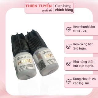 Keo nối mi siêu bền/KEO NỐI MI H900(3ml/c)/ Hàng chuẩn loại 1, keo màu đen, siêu bền, khô nhanh 1-2s, siêu tiết kiệm
