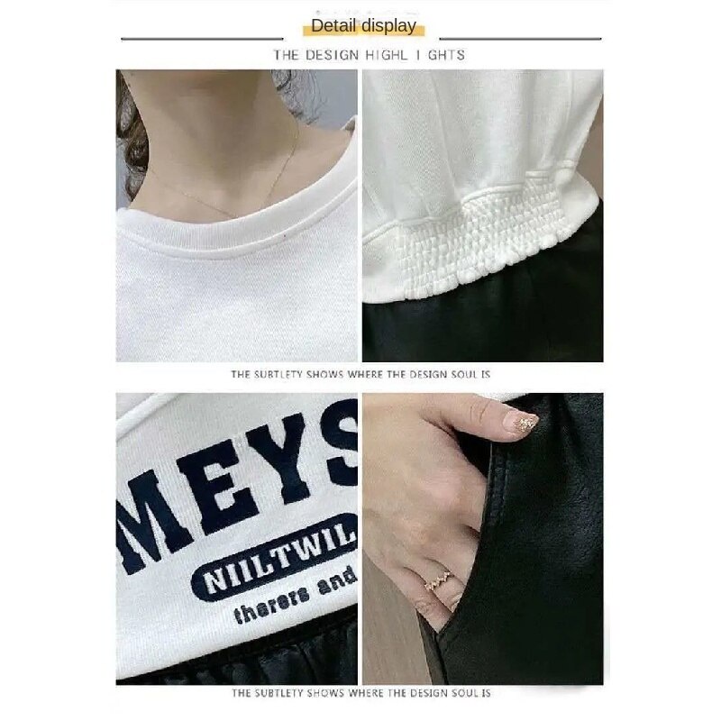 Áo Sweater Nữ Dáng Rộng Ngắn Dễ Phối Đồ