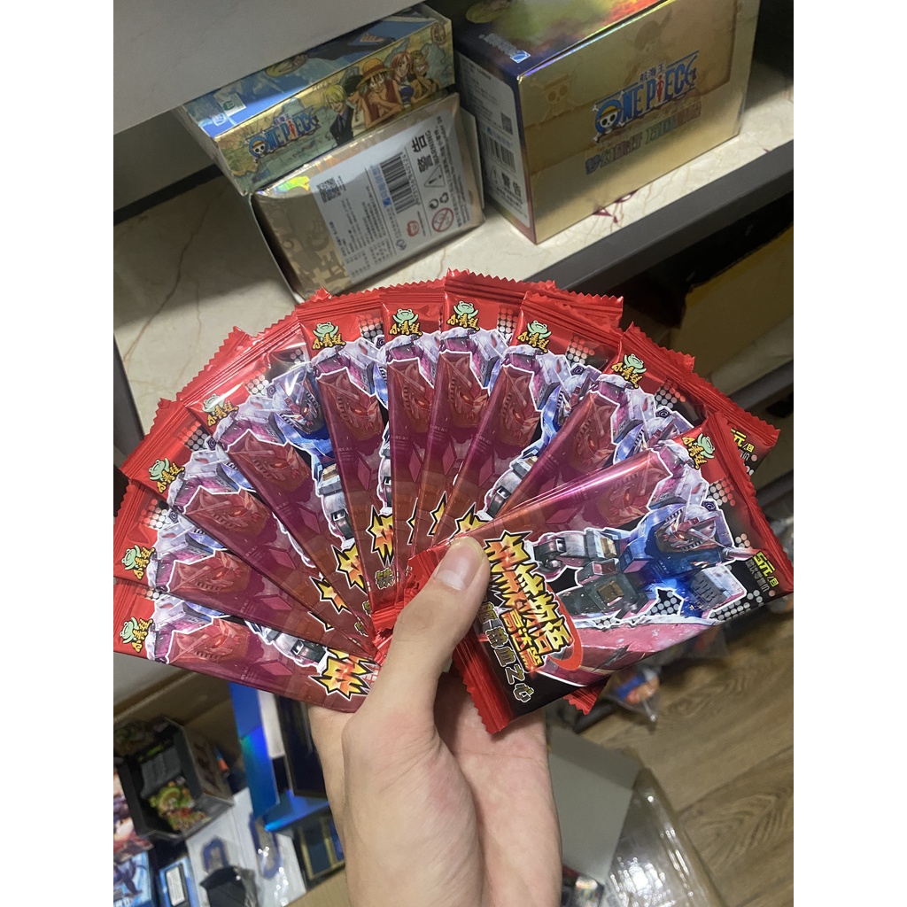 Set thẻ bài ảnh nhân vật in hình gundam các loại