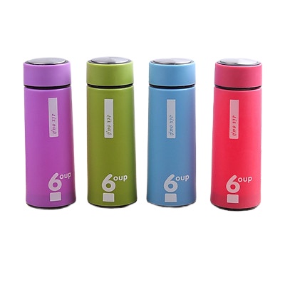 bình ly giữ nhiệt Bình đựng nước giữ nhiệt dễ thương lõi thuỷ tinh dung tích 450ml