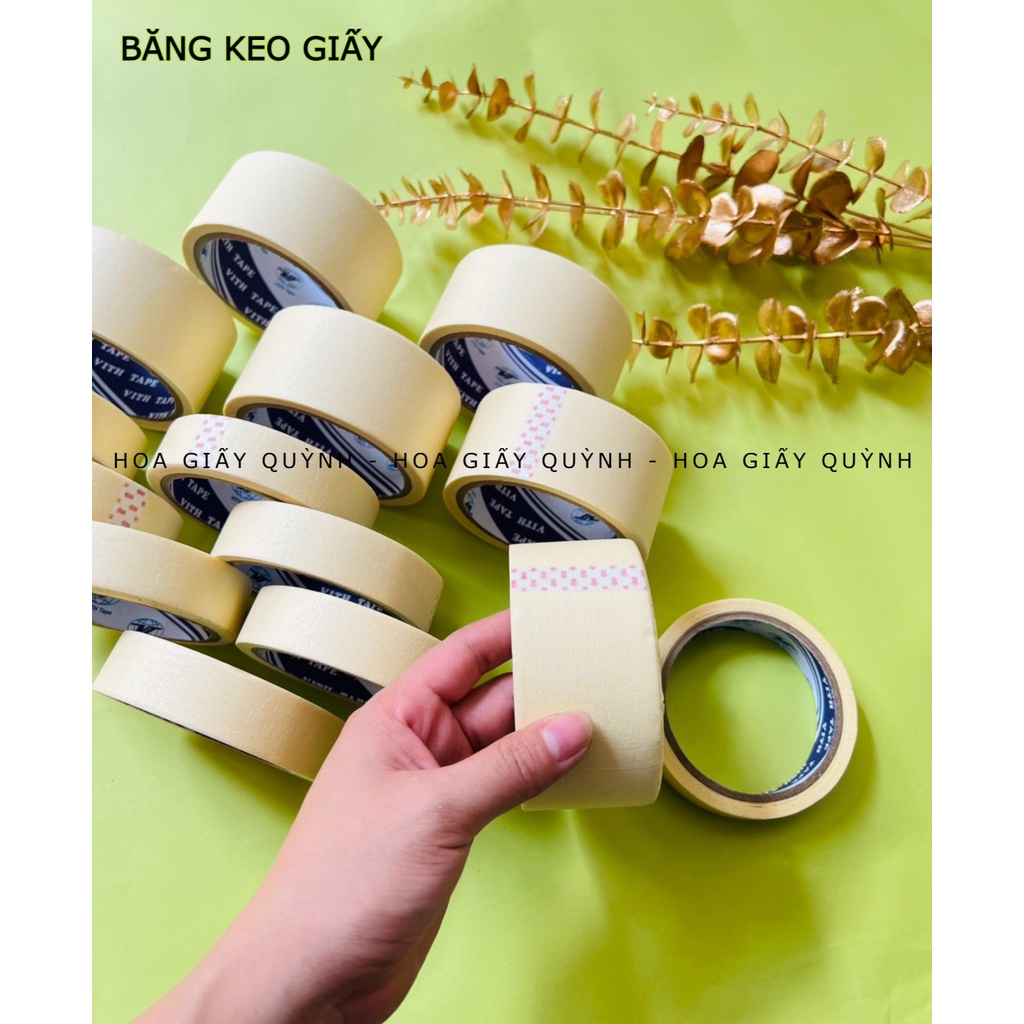 BĂNG KEO GIẤY 2.4CM/4.8CM