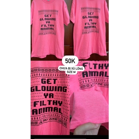 áo thun mỹ size M