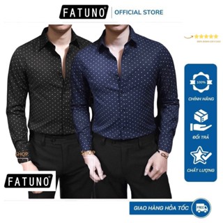 [ÁO GẤP HỘP-VẢI MỀM MÁT] Áo Sơ Mi Nam Hoạ Tiết Chấm Bi, Áo Sơ Mi Nam Công Sở Cao Cấp Không Nhăn Không Phai Màu Hàng VNXK