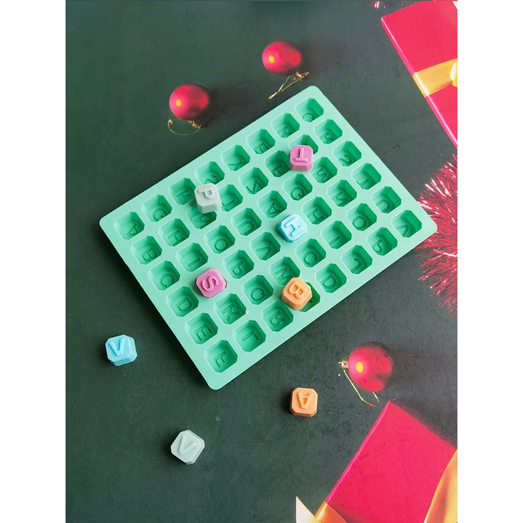 Khuôn Silicon Hình Bảng Chữ Cái Làm Kẹo - Chocolate - Thạch Rau Câu - Dụng Cụ Trang Trí Bánh