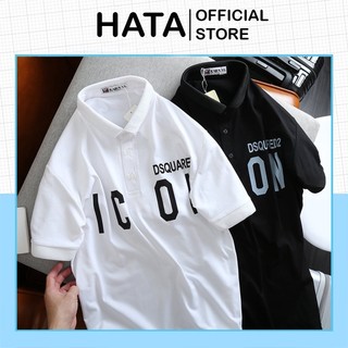 Áo Thun Nam Nữ Vải Polo Cao Cấp Icon DSQUARED2 236 Cổ Bẻ Thấm Hút Mồ Hôi Siêu Thời Trang - Hata24h