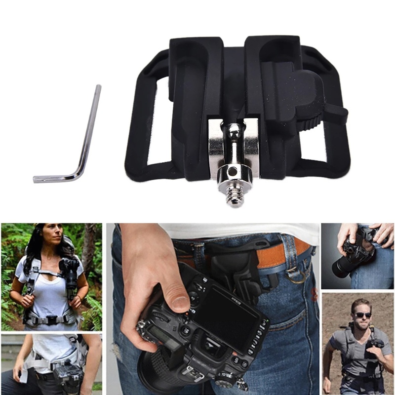 HIK Đa Năng DSLR Camera Eo Giá Đỡ Tải Nhanh Eo Giá Đỡ Camera ABS Và Phụ Kiện Chất Liệu Kim Loại