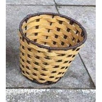Giỏ/ cốc đựng giấy ăn giả mây hình tròn
