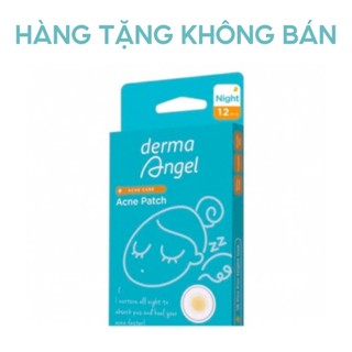 Miếng dán mụn Derma Angel ban đêm 12 miếng - Hàng Tặng không bán