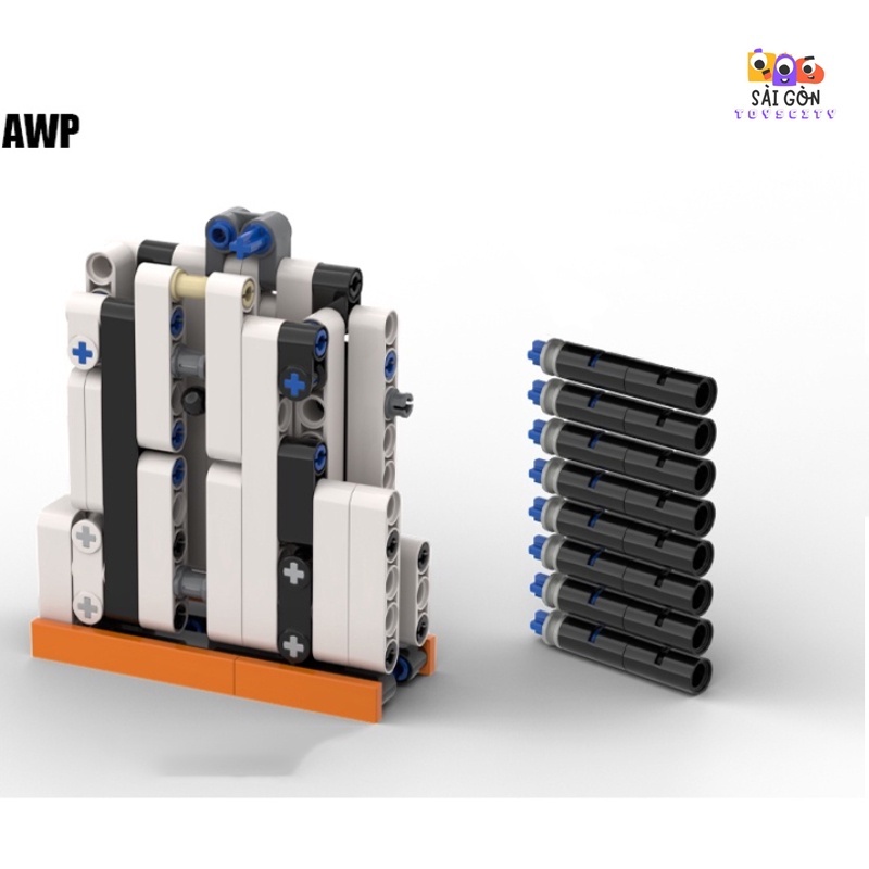 Đồ Chơi Lắp Ráp Phát Triển Trí Tuệ Mô Hình Sniper AWP Asiimov CSGO, PUBG Với 2030 PCS Thiết Kế Tiêu Chuẩn Của Kevin183