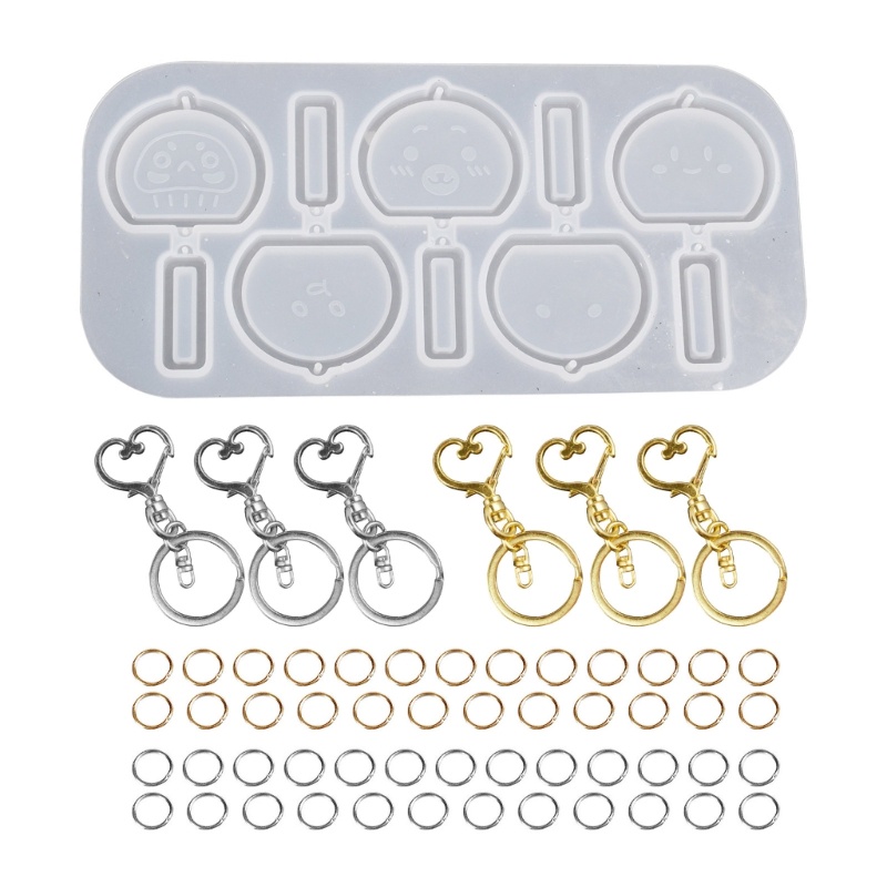 Sa Khuôn Làm Móc Khóa Lắc Lư Bằng Nhựa Resin DIY