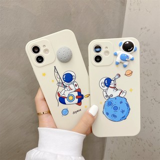 Ốp lưng Phi Hành Gia mặt trăng màu xám Cho iPhoneX/iPhone 11/iPhone 12/iPhone 13/iPhone 14