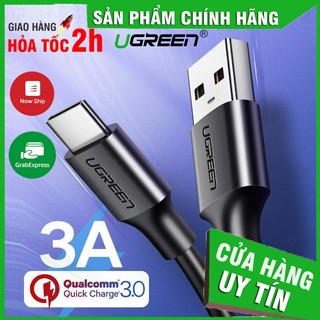 Cáp sạc nhanh điện thoại type c chính hãng ugreen 60116,60117,60118 dài 1m - 2m