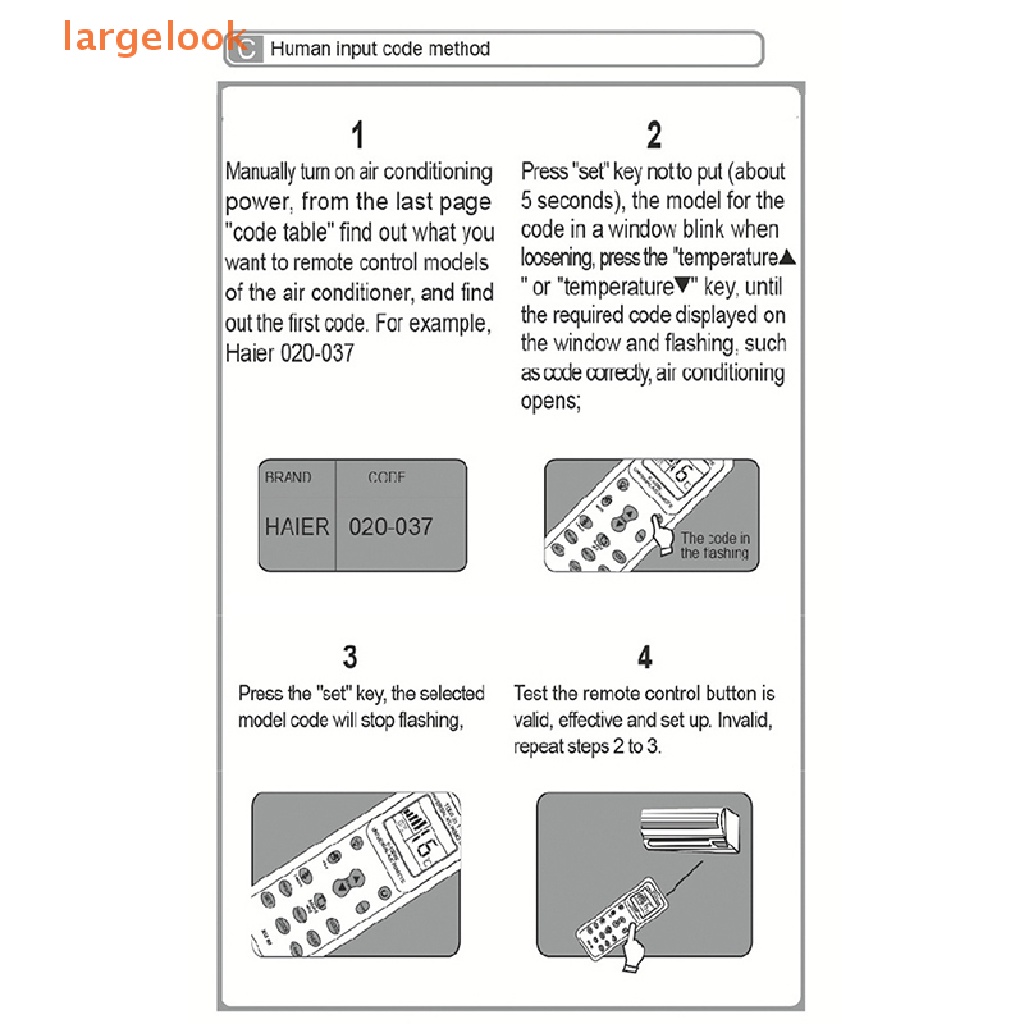 Điều Khiển Từ Xa K-1028E AC Màn Hình LCD Không Dây Cho Máy Lạnh