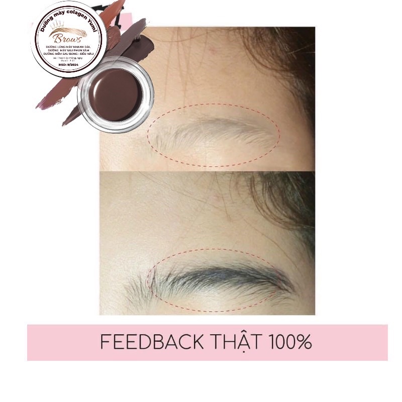 Dưỡng Mày Sau Phun Săm-Dưỡng Mày Mau Dài Đều Màu