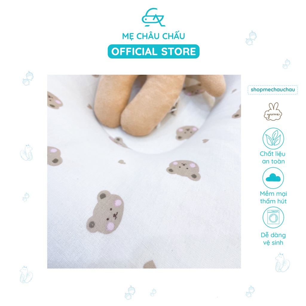 Gối Chống Trào Ngược Xô Muslin Organic Yume (Hàng Cao Cấp Dùng Cho Trẻ Sơ Sinh)