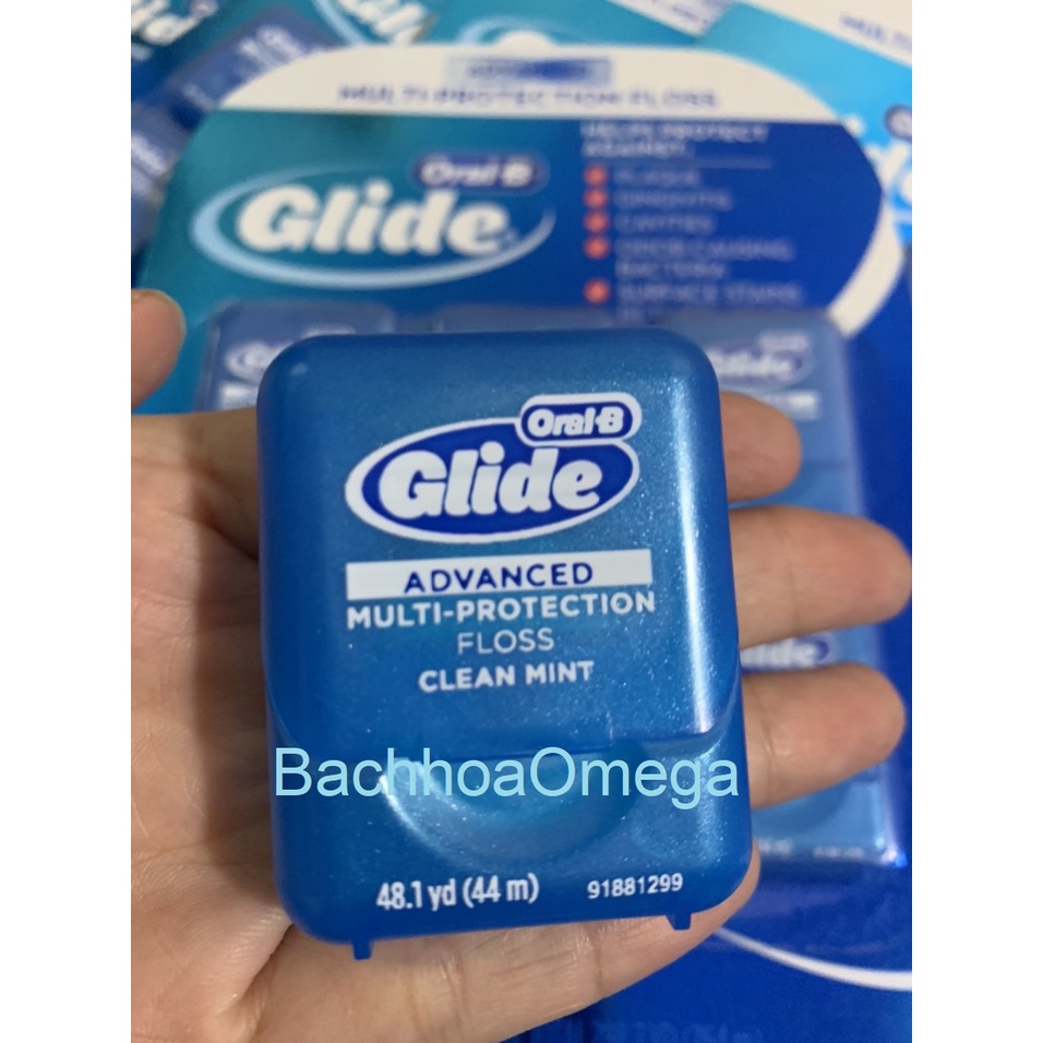Chỉ nha khoa oral b glide của mỹ_có tách bán lẻ 1 cuộn nhỏ oral-b glide floss 6 pack