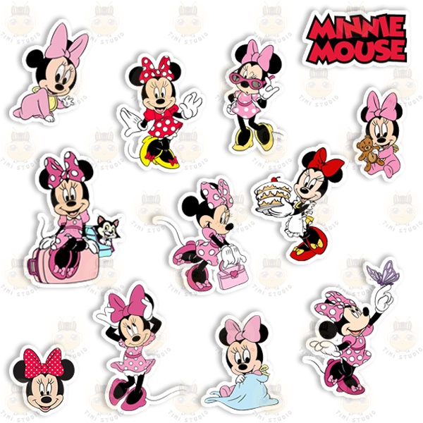 Sticker Hình Minnie - Tỉ Mỉ Studio