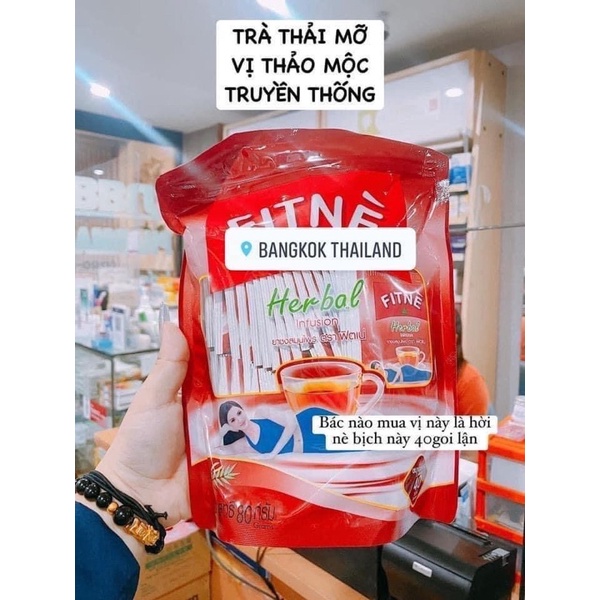 Trà Fitne Giảm C.â.n Thái Lan Vị Thảo Mộc Truyền Thống