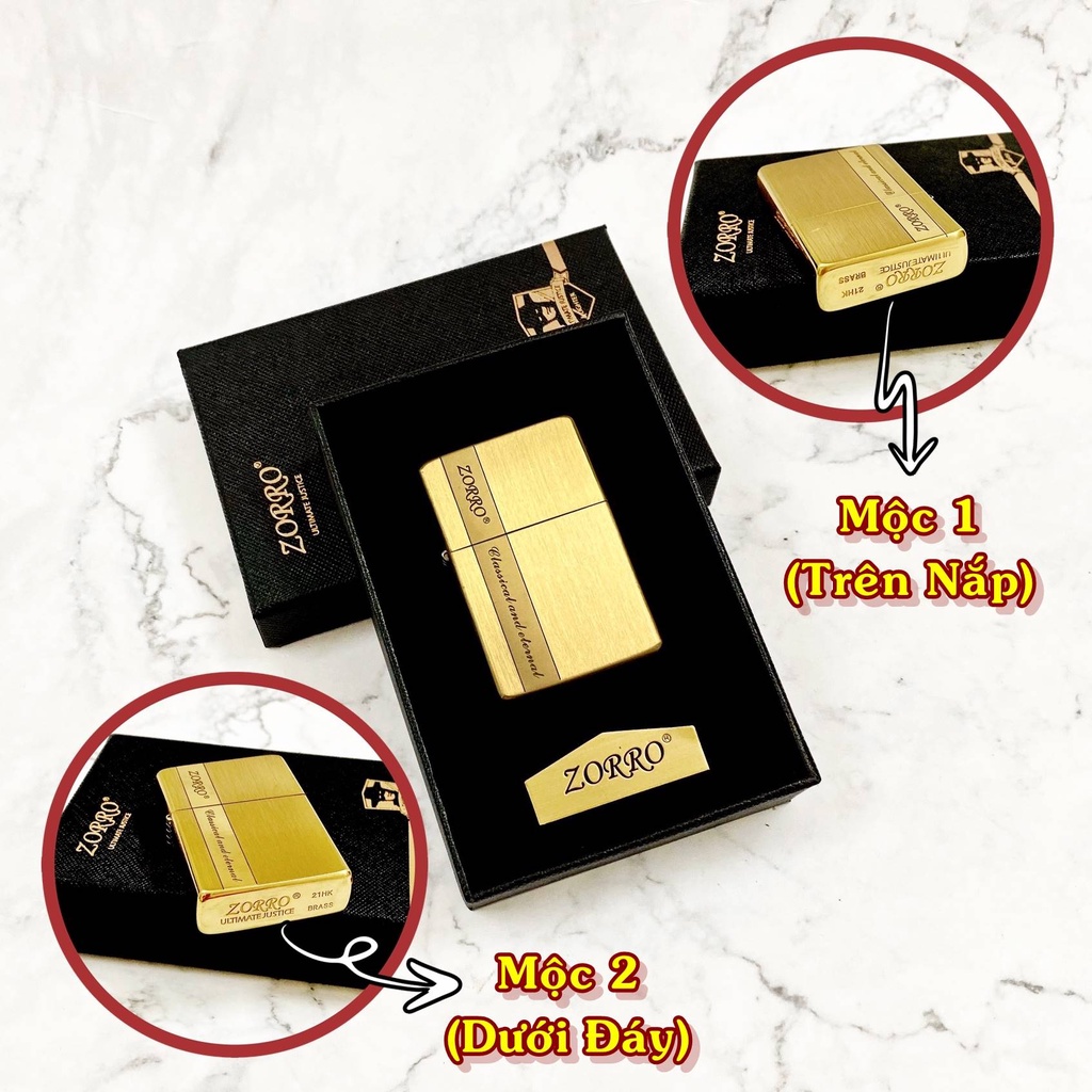 𝐇ỘT 𝐪𝐮𝐞̣𝐭 𝐁𝐚̣̂𝐭 𝐥𝐮̛̉𝐚 Vzipo 2 mộc đáy vân xước Z91329 (FULLBOX)