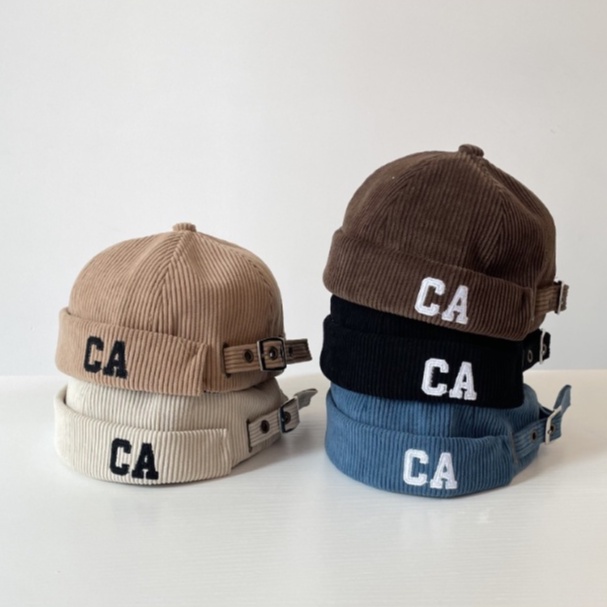Mũ Beanie không vành phong cách Retro cho bé M899