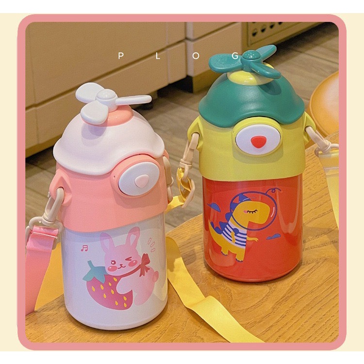 BÌNH UỐNG NƯỚC GIỮ NHIỆT NÓNG LẠNH INOX 304 DUNG TÍCH 500ML CHO BÉ