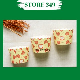 Ly Giấy Cupcake Tròn Trung 50 Cái (màu ngẫu nhiên)